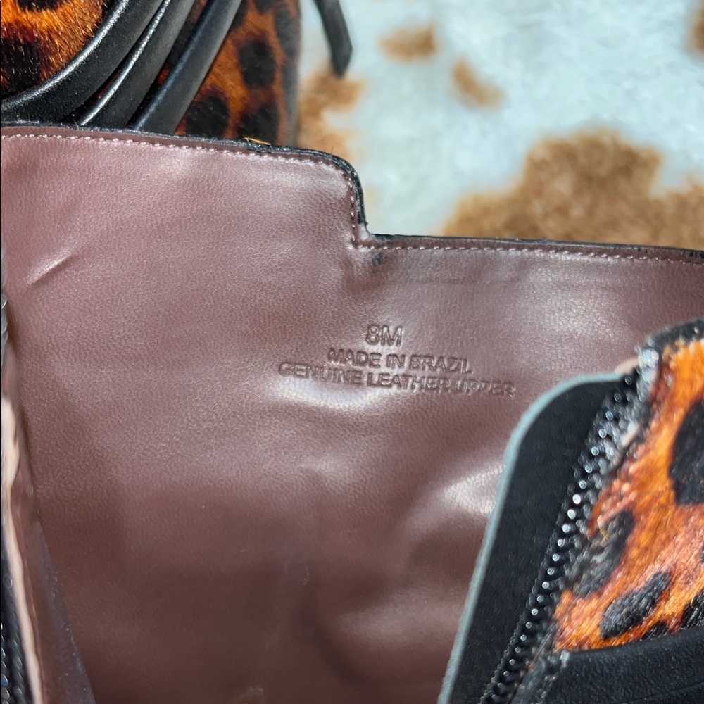 Talbots Leopard Print Ankle Booties - image 4